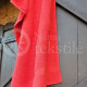 Bamboo fibre terry bath towel red